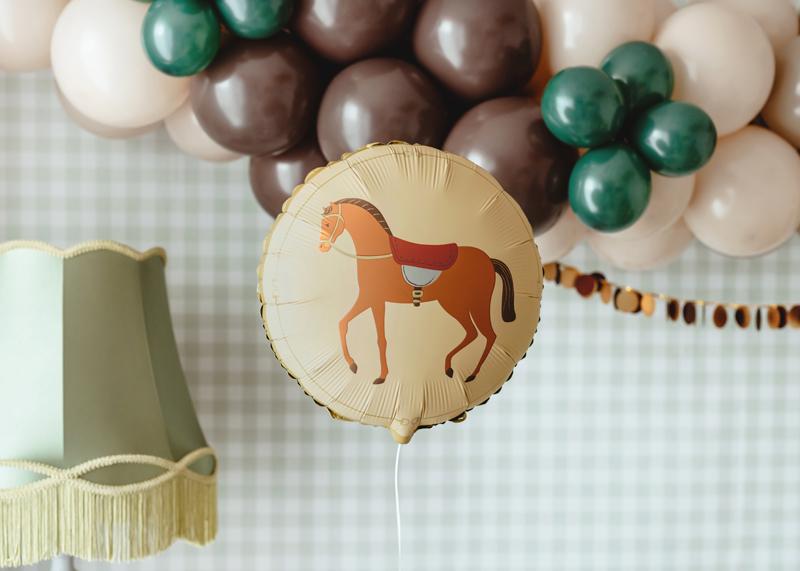 BALON FOLIOWY KOŃ 45CM MIX