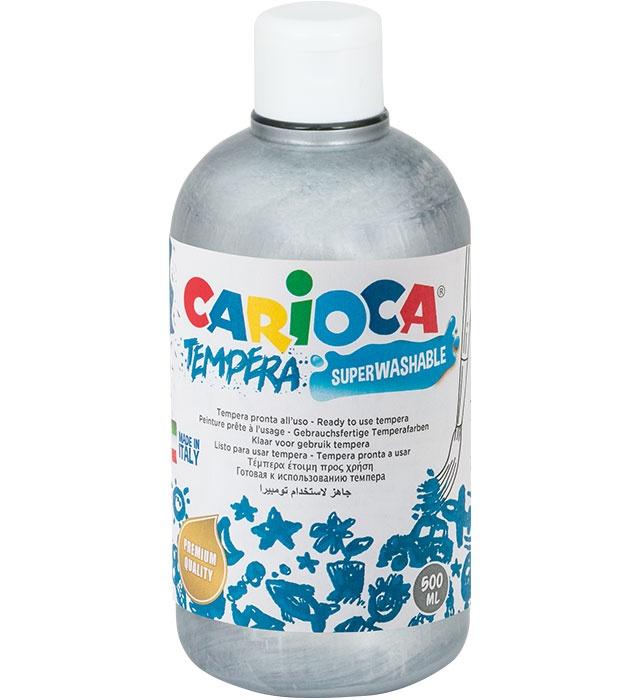 FARBA TEMPERA 500ML SREBRNA CARIOCA