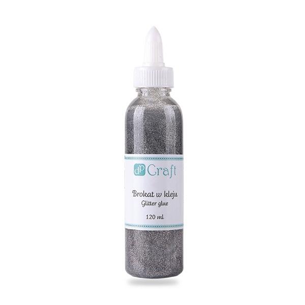 BROKAT W KLEJU, 120 ML - SILVER