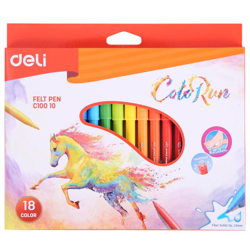 FLAMASTRY 18 COLORUN DELI