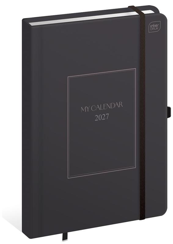KALENDARZ KSIĄŻKOWY B5 192 MAT+UV CLARITY 2027