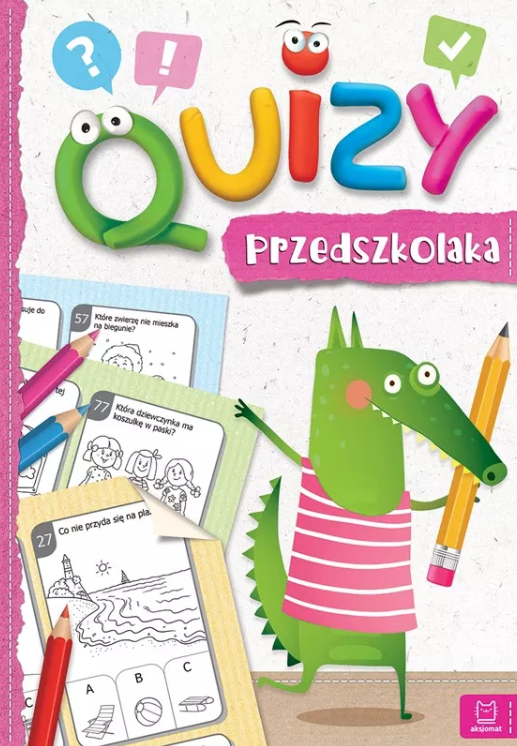 KSIĄŻECZKA QUIZY PRZEDSZKOLAKA.RÓŻOWE