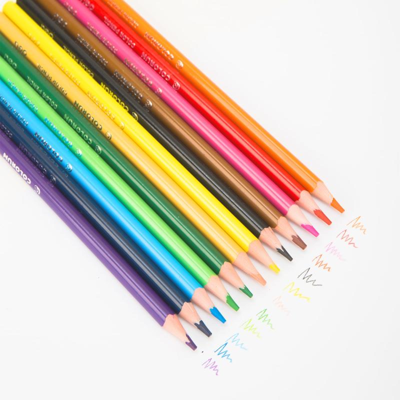 KREDKI 24 OŁÓWKOWE BEZDRZEWNE COLORUN DELI