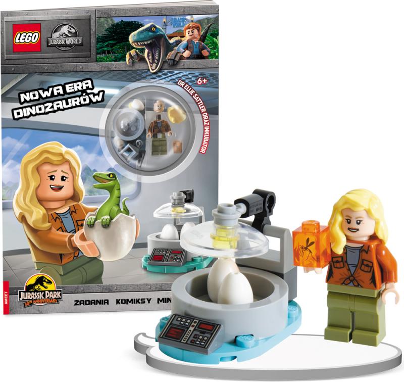 KSIĄŻECZKA LEGO JURASSIC WORLD. NOWA ERA DINOZAURÓW