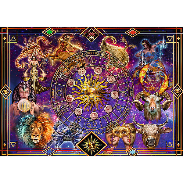 PUZZLE 1040 TREFL SPIRAL PUZZLE ZNAKI ZODIAKU