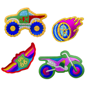 MAGNES KIDS CREATIVE NA LODÓWKĘ MIX 4 WZORÓW NEW - DISPLAY 12 SZTUK COLORINO