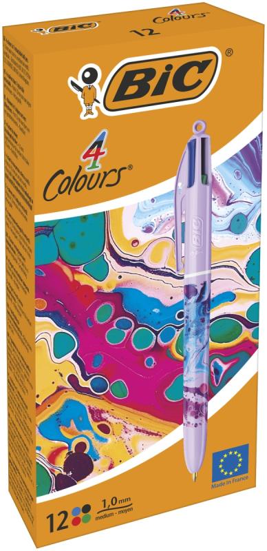 DŁUGOPIS BIC 4-KOL BOTANCAL NIEBIESKI BCL A12
