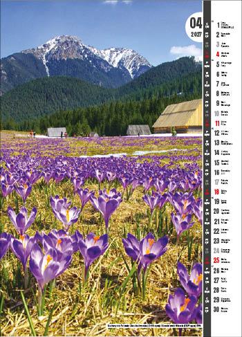 KALENDARZ WIELOPLANSZOWY TATRY JOTAN STANDARD