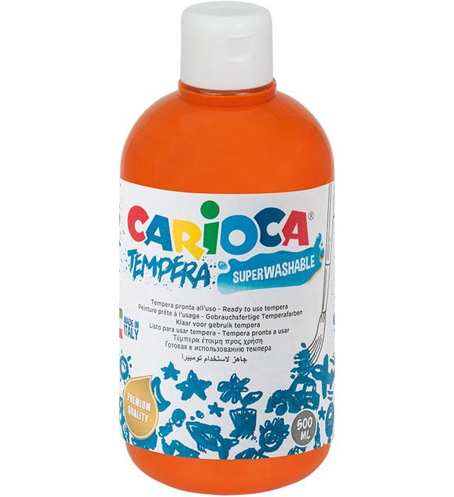 FARBA TEMPERA 500ML POMARAŃCZOWA CARIOCA