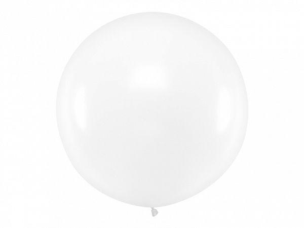 BALON OKRĄGŁY 1M PASTEL CLEAR