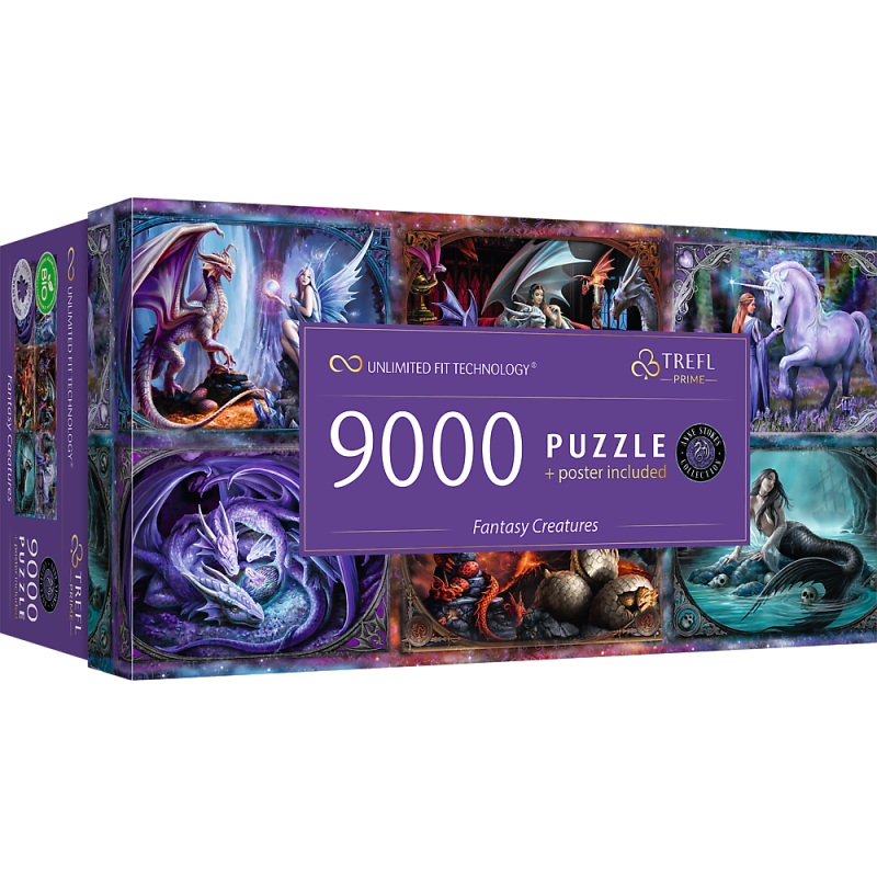 PUZZLE 9000 TREFL FANTASTYCZNE STWORZENIA
