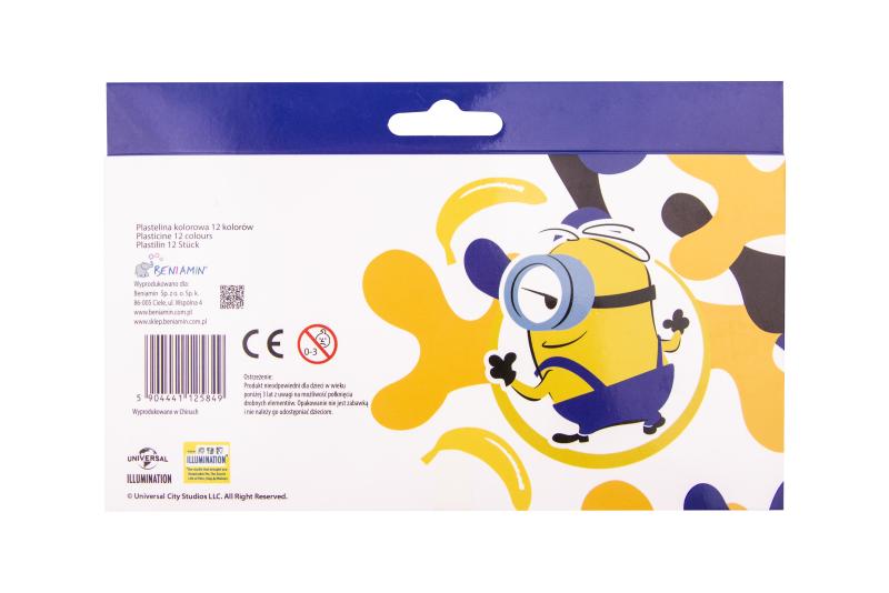 PLASTELINA 12 BENIAMIN MINIONKI
