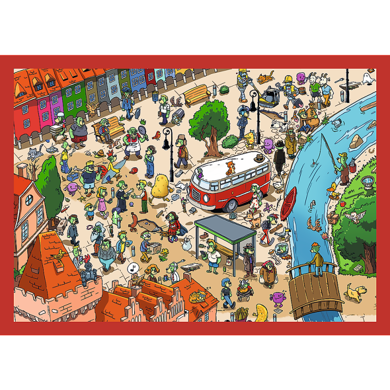PUZZLE 4W1 TREFL PODRÓŻE TREFLIKÓW