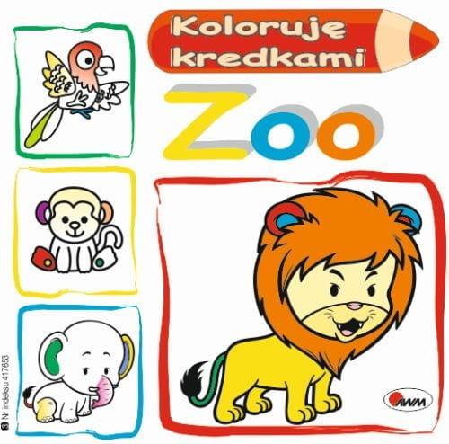 KSIĄŻECZKA KOLORUJĘ KREDKAMI ZOO