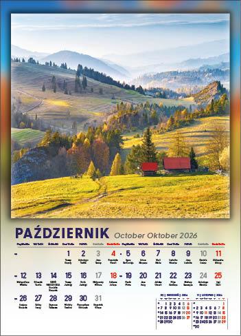 KALENDARZ WIELOPLANSZOWY 4 PORY ROKU JOTAN STANDARD