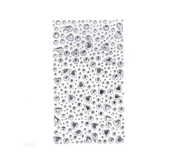 KRYSZTAŁKI SAMOPRZYLEPNE 250SZT CRYSTAL