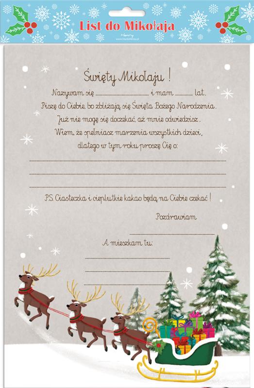 LIST DO MIKOŁAJA DOM MIKOŁAJA