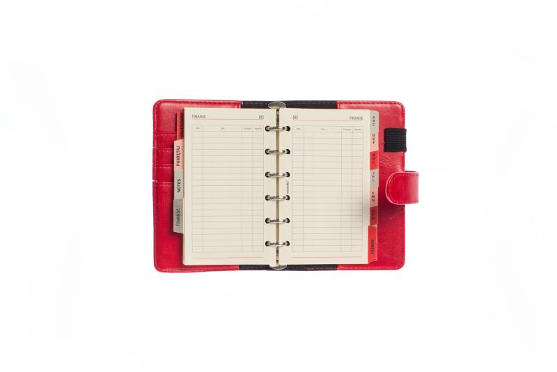 ORGANIZER A6 MEMOFIX K CZERWONY