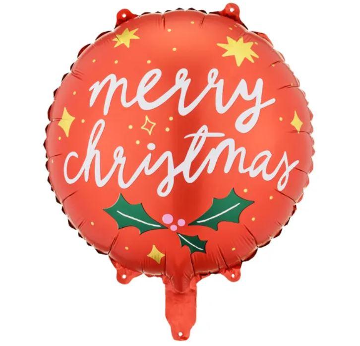 BALON FOLIOWY MERRY CHRISTMAS 45CM MIX BN #ŚWIĘTA