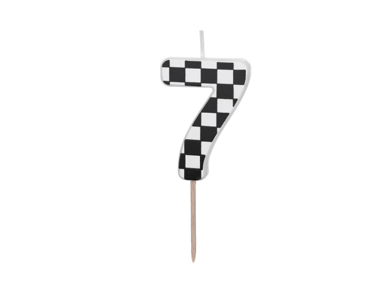 ŚWIECZKA CYFERKA 7 MIX 5,5CM