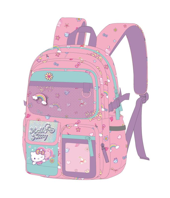 PLECAK MŁODZIEŻOWY (17) HELLO KITTY SULLY - PINK 1