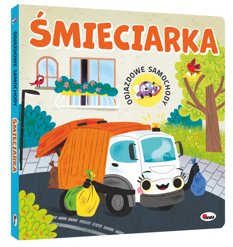 KSIĄŻECZKA ODJAZDOWE SAMOCHODY ŚMIECIARKA