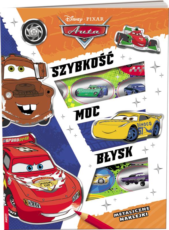 KSIĄŻECZKA DISNEY/PIXAR AUTA.SZYBKOŚĆ,MOC,BŁYSKI