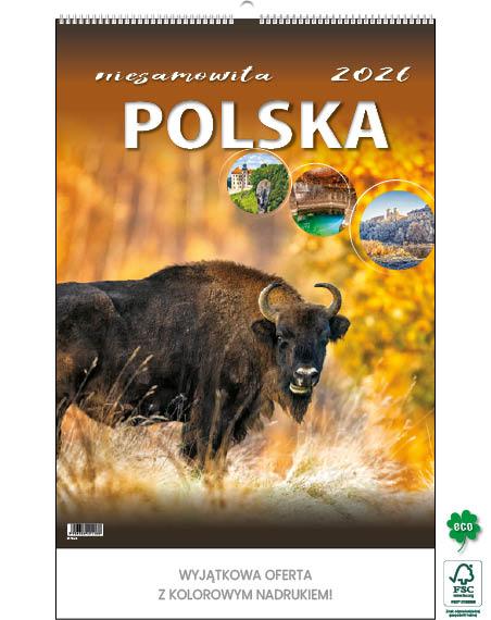 KALENDARZ WIELOPLANSZOWY NIESAMOWITA POLSKA JOTAN STANDARD