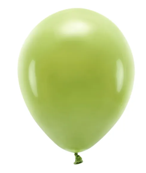 BALONY ECO 30CM PASTELOWE OLIWKOWY