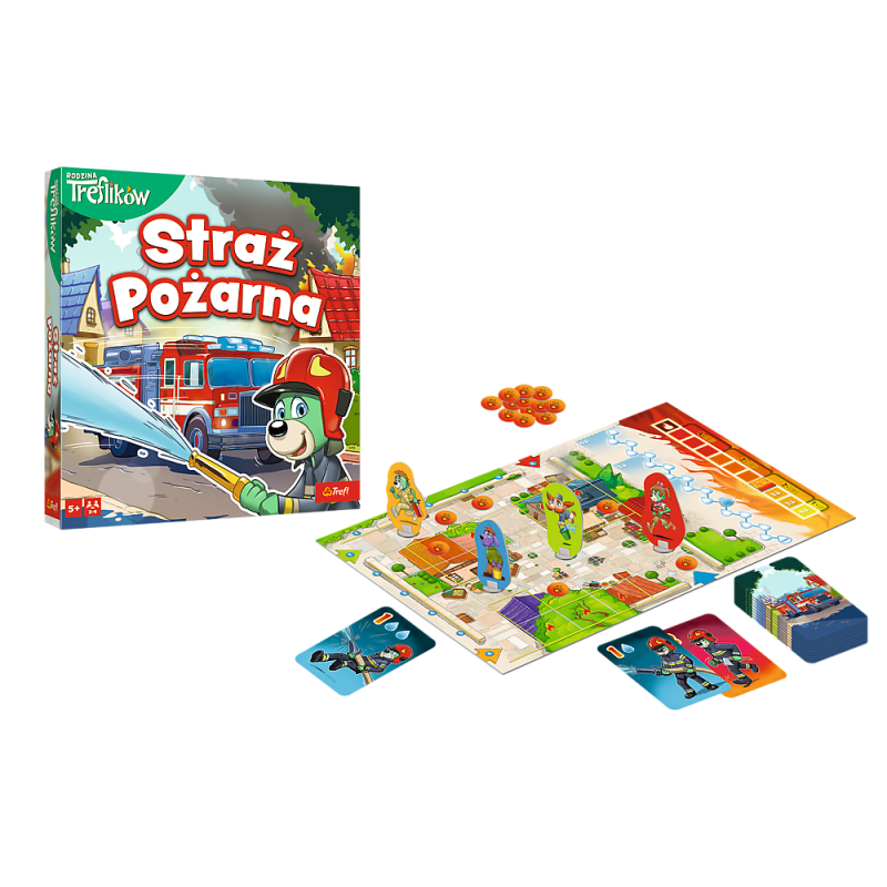 GRA TREFL RODZINA TREFLIKÓW STRAŻ POŻARNA