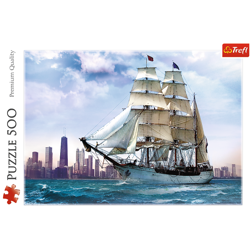 PUZZLE 500 TREFL ŻAGLOWIEC