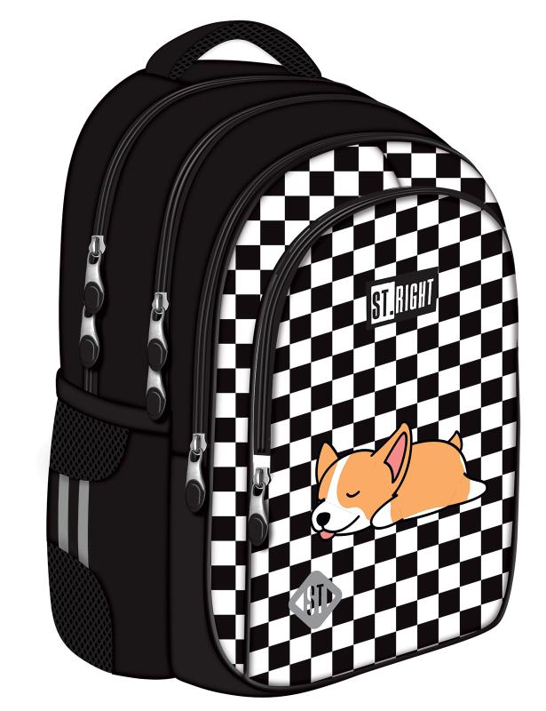 PLECAK 4-KOMOROWY SLEEPY CORGI STRIGHT BP-58