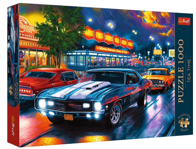 PUZZLE 1000 TREFL TEA TIME NOCNA PRZEJAŻDŻKA PREMIUM PLUS