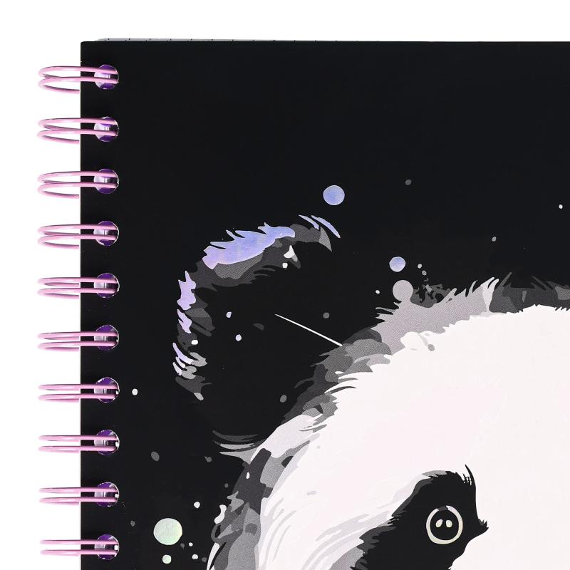 KOŁOZESZYT A4/100# PANDA CZARNY 80G STRIGO
