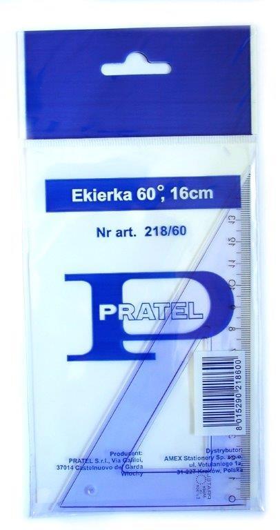 EKIERKA 16CM 60 STOPNI PRATEL