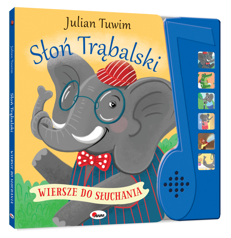 KSIĄŻECZKA WIERSZE DO SŁUCHANIA SŁOŃ TRĄBALSKI