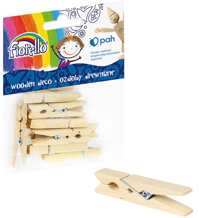 OZDOBY DREWNIANE FIORELLO GR-WD645 SPINACZ DUŻY 48X7MM 12 SZT