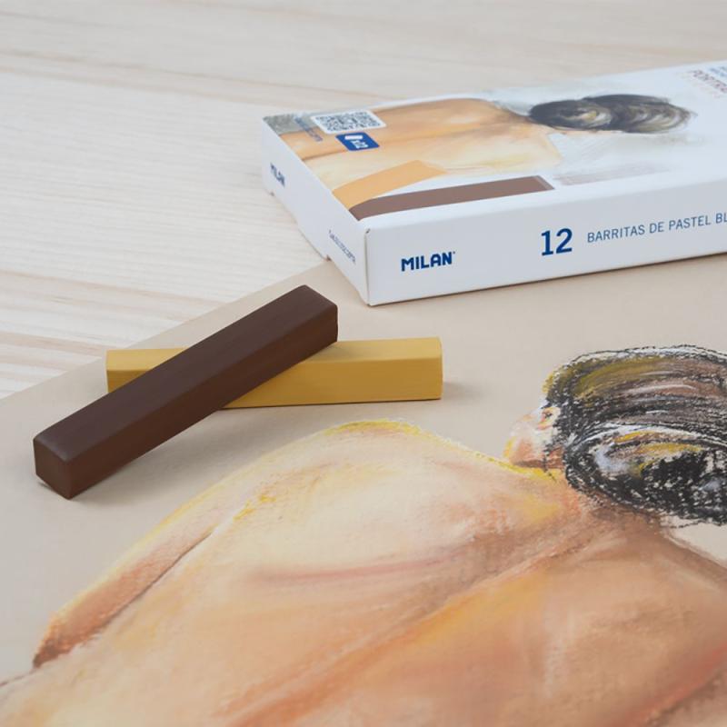 PASTELE 12 MIĘKKIE PORTRETOWE MILAN