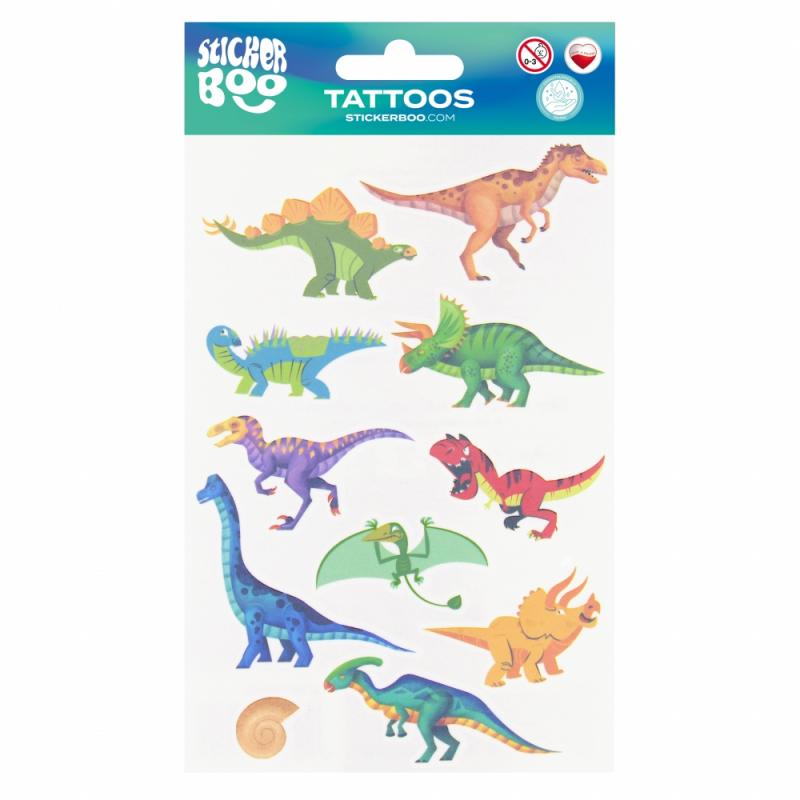 TATUAŻ NA PRZEDMIOT DINOZAURY S-BOO 100X175