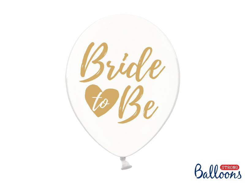 BALONY BRIDE TO BE CRYSTAL CLEAR 30CM