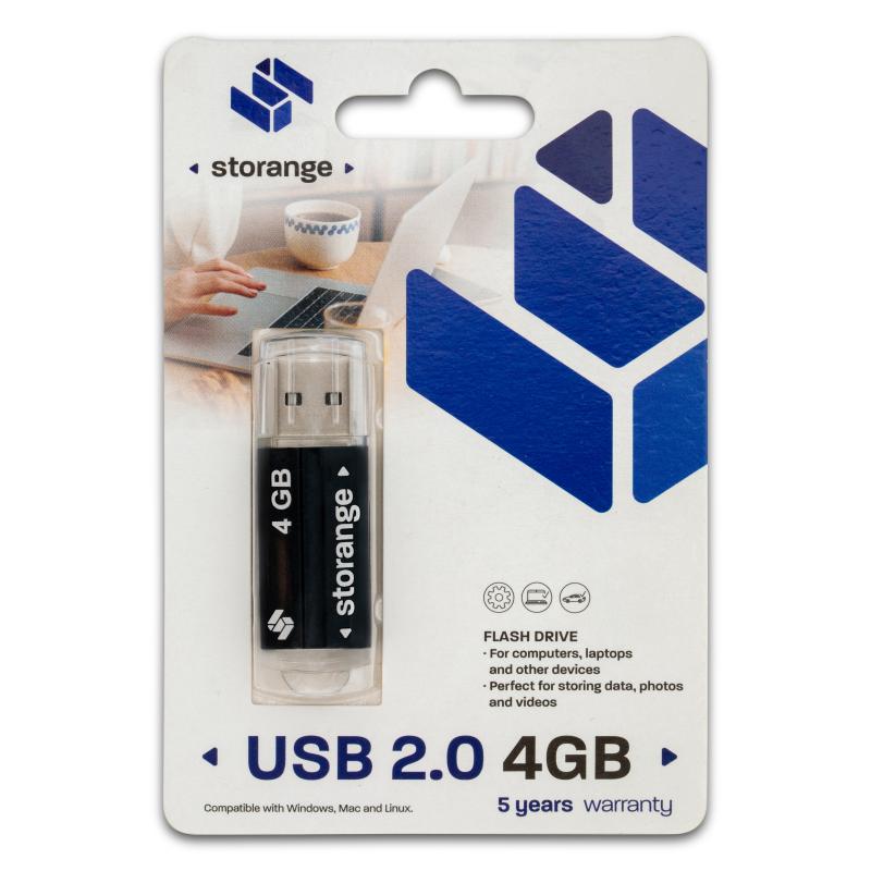 PENDRIVE 4GB STORANGE/MEDIARANGE