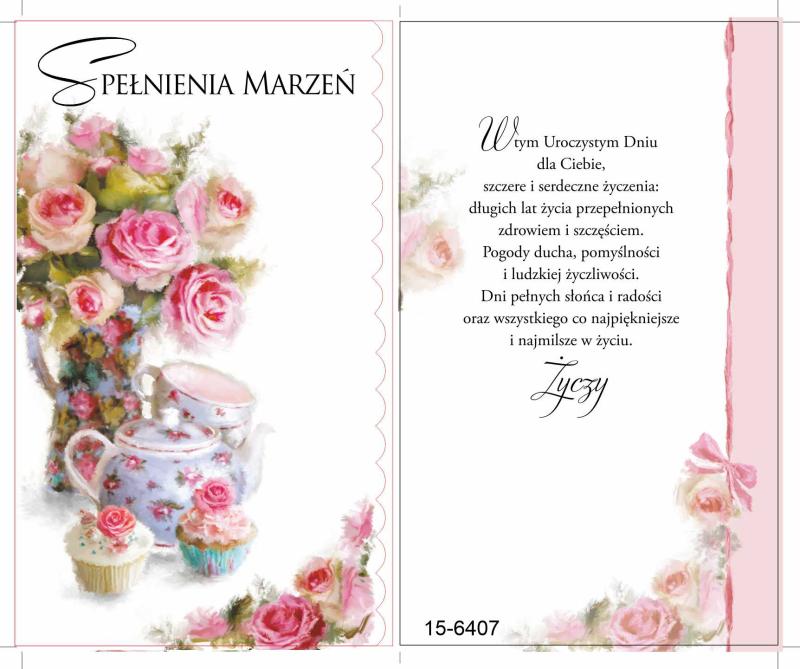 KARNET ŻYCZENIA WSZYSTKIEGO NAJ