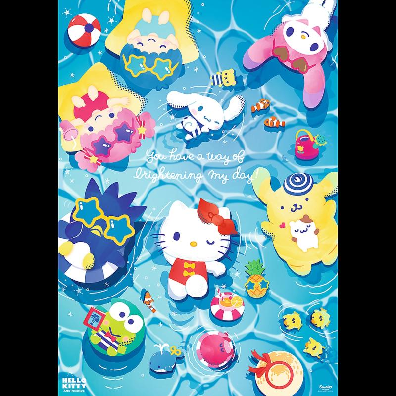 PUZZLE 1000 TREFL HELLO KITTY LETNI RELAKS PREMIUM PLUS
