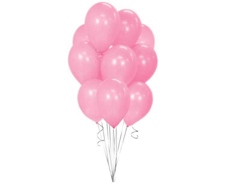 BALONY BEAUTY&CHARM METALIK RÓŻOWY 12' A'10