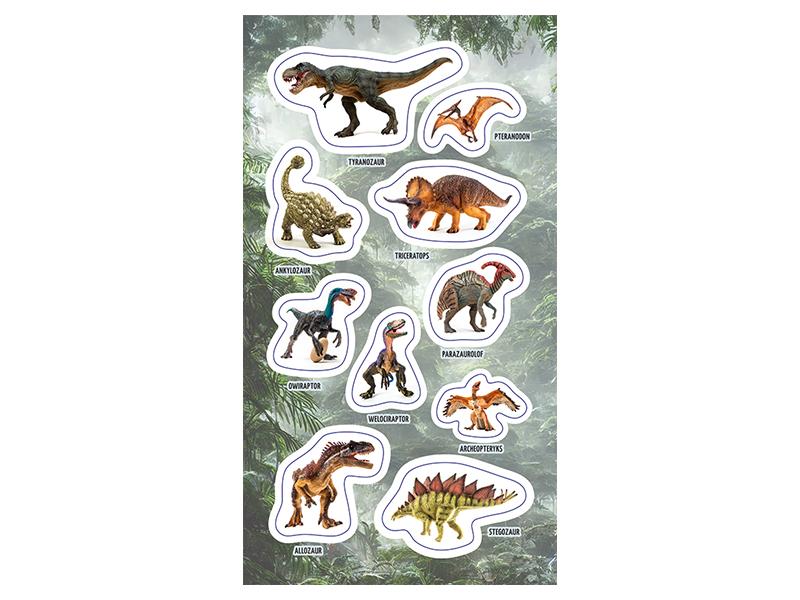 NAKLEJKI DINOZAURY 2.0