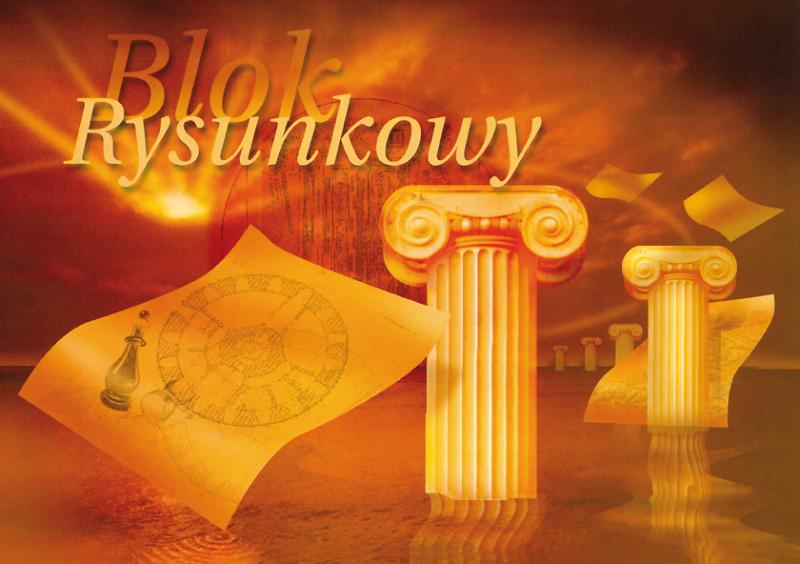 BLOK RYSUNKOWY A4/20 BIAŁY KRESKA