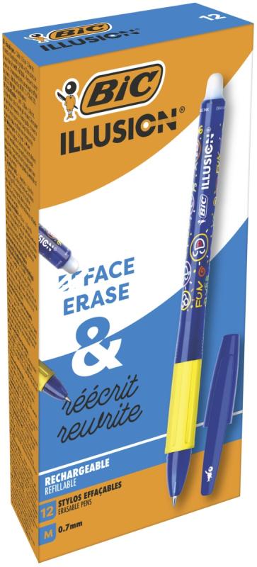 DŁUGOPIS BIC ILLUS GEL NIEBIESKI BCL B12 24