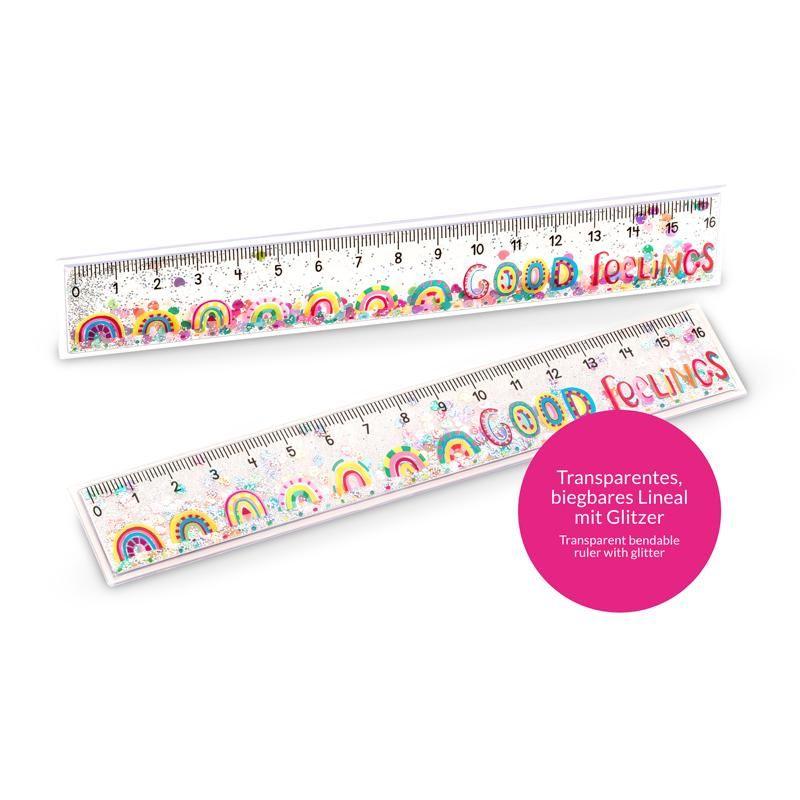 LINIJKA BROKATOWA 16 CM BTS