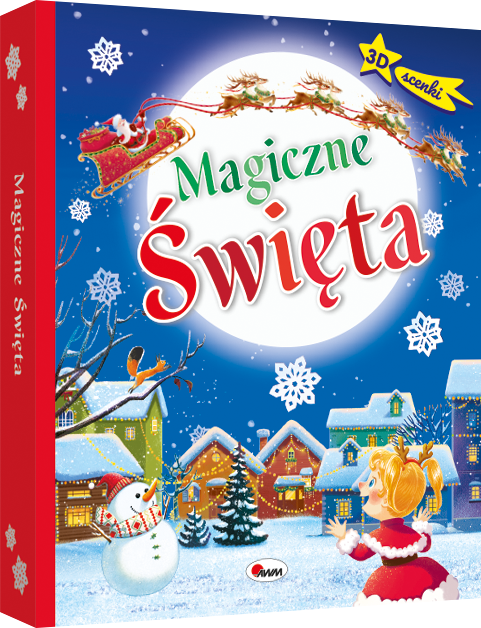 KSIĄŻECZKA MAGICZNE ŚWIĘTA 3D SCENKI #ŚWIĘTA
