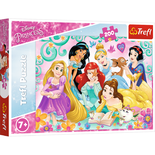 PUZZLE 200 TREFL RADOSNY ŚWIAT KSIĘŻNICZEK PRINCESS